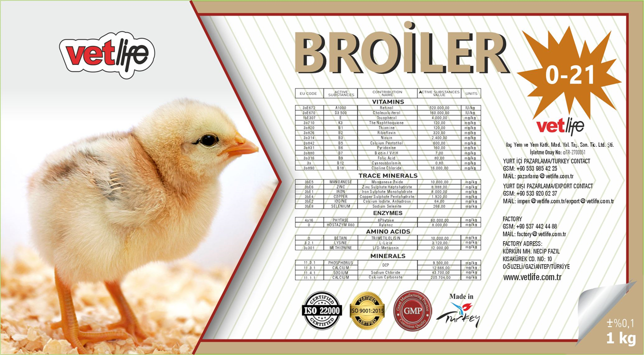 SAPPHIRE BROILER(0-21) PREMIX