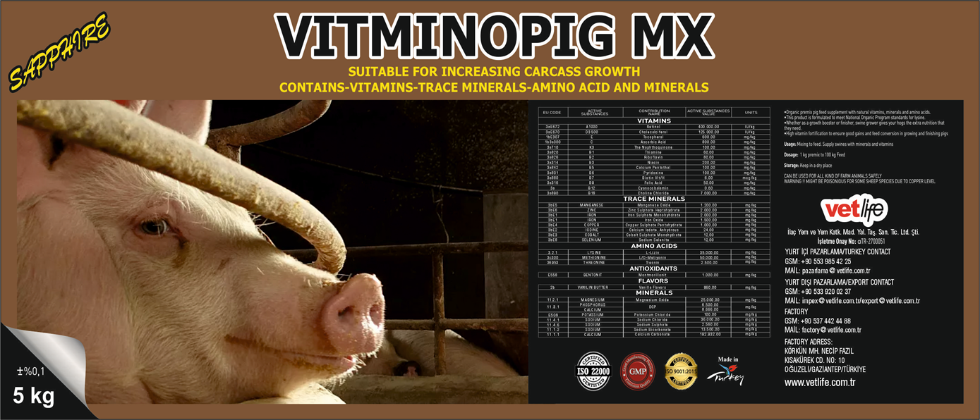 SAPPHIRE VITMINOPIG MX PREMIX