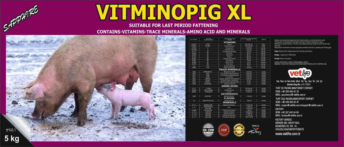 SAPPHIRE VITMINOPIG XL PREMIX