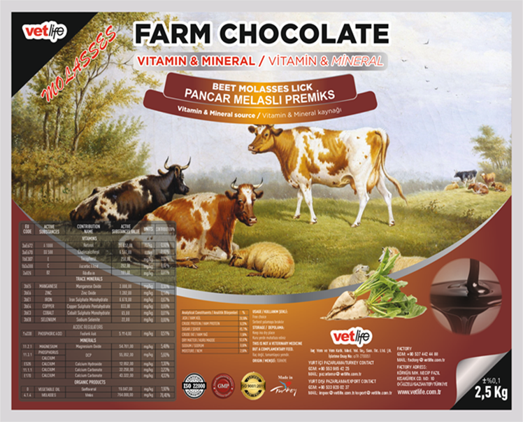 FARM CHOCOLATE VİTAMİN-MİNERAL